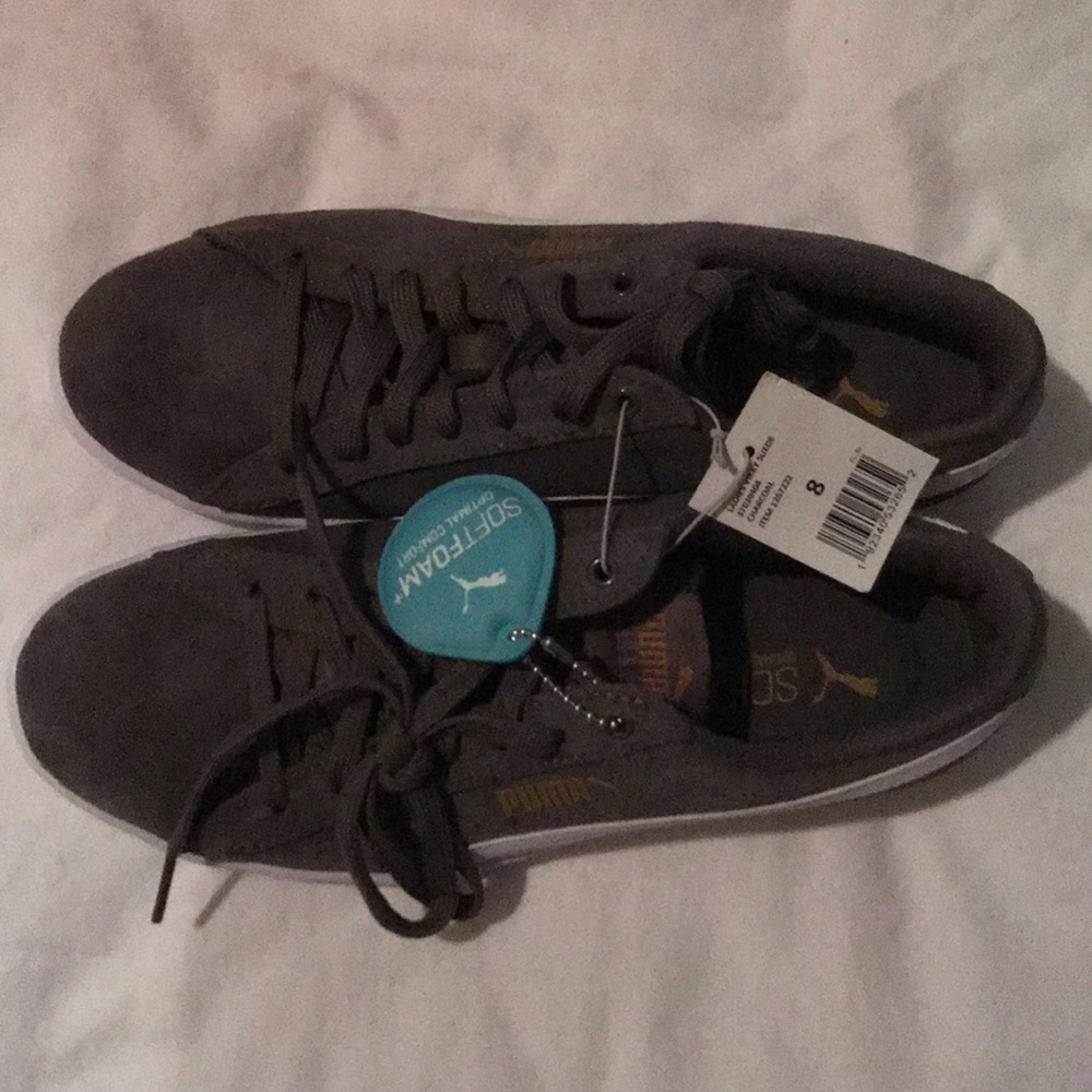 Puma Classic Gray Suede Soft Foam
